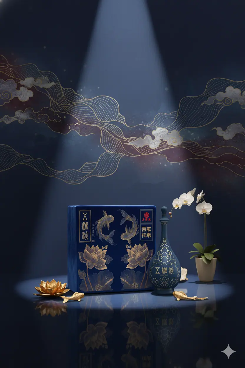 荷韵琼酿包装场景效果 4