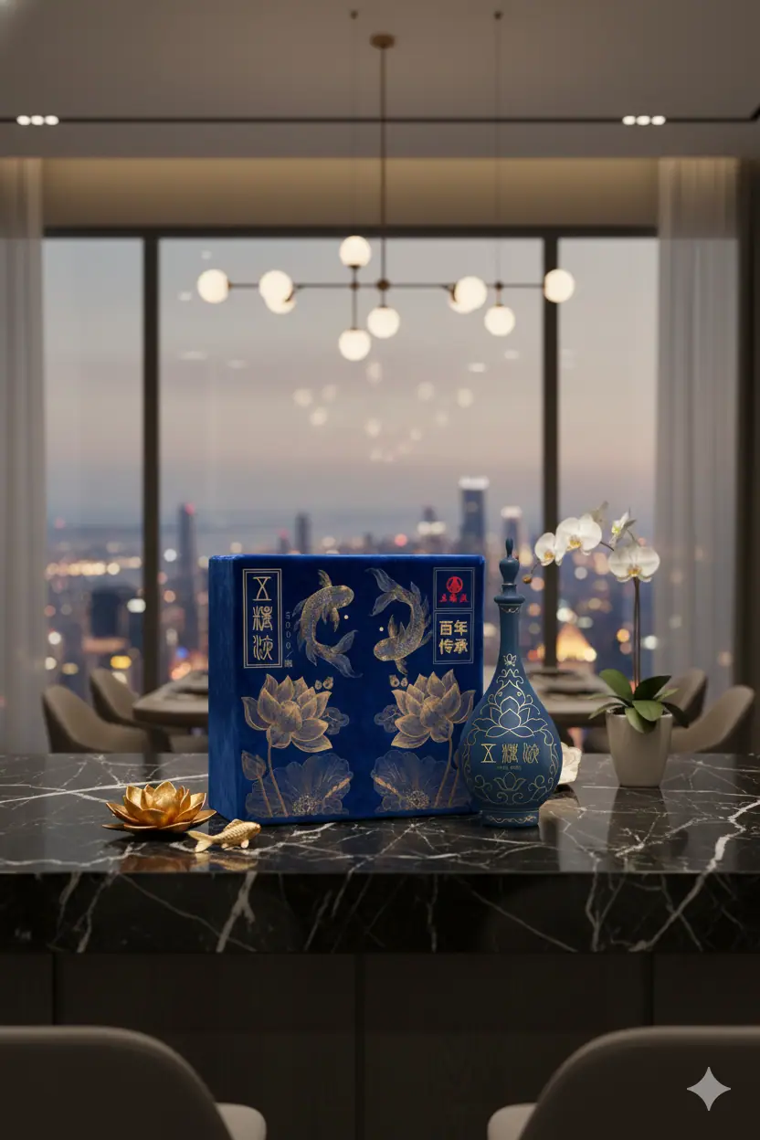 荷韵琼酿包装场景效果 2