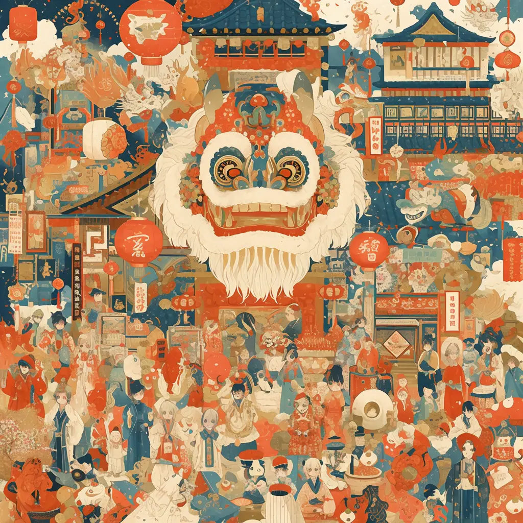 东方文化场景实验作品图 2