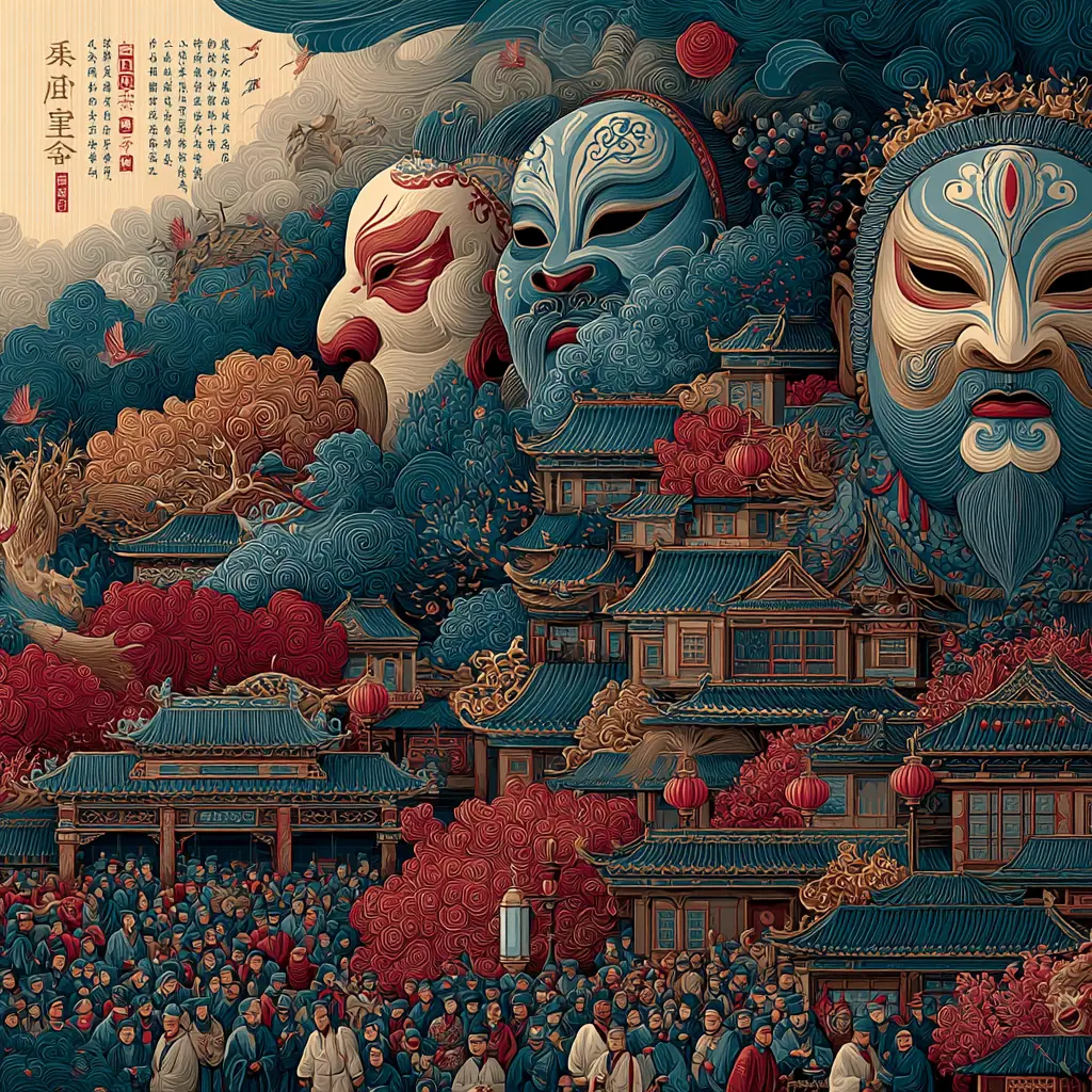 东方文化场景实验作品图 3