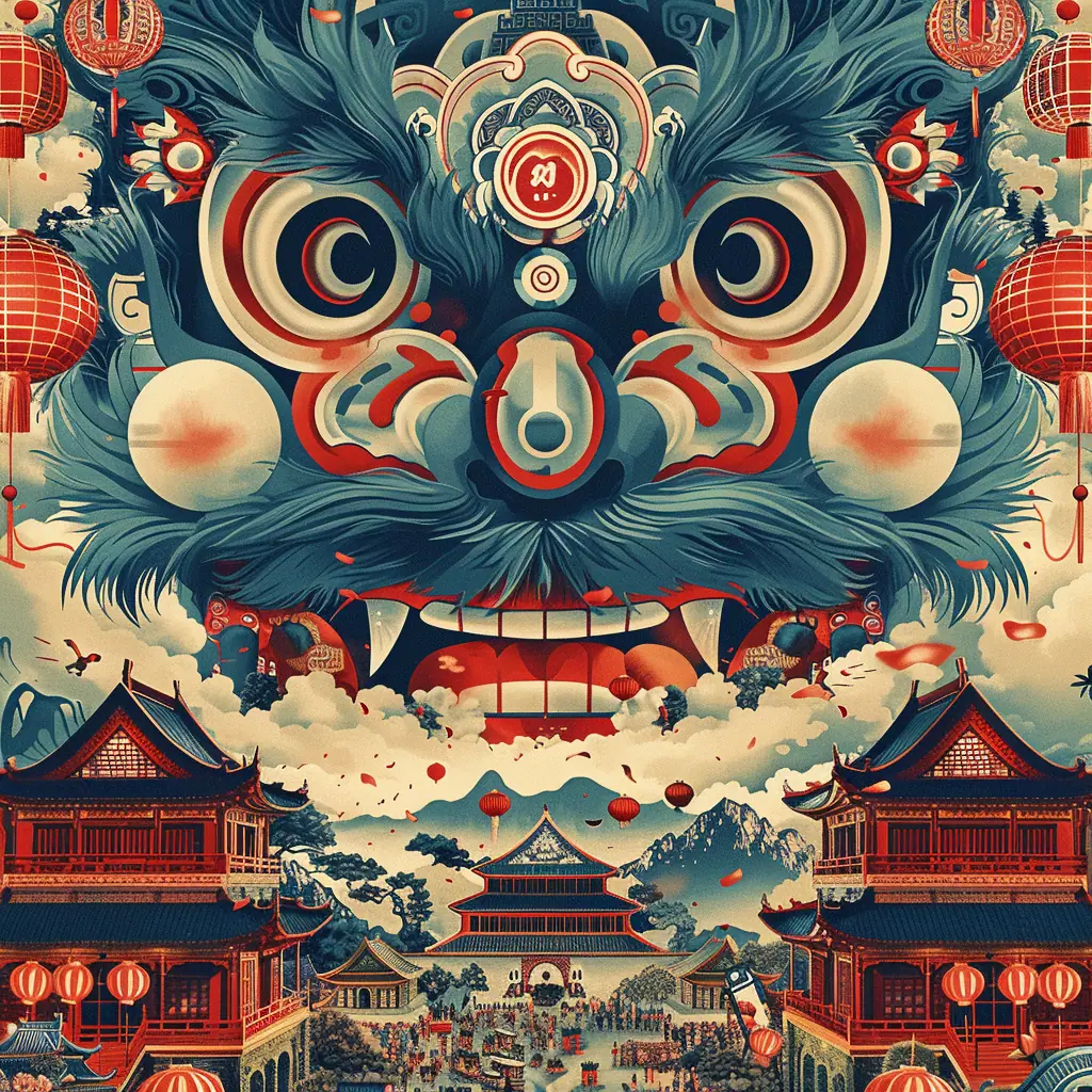 东方文化场景实验作品图 5