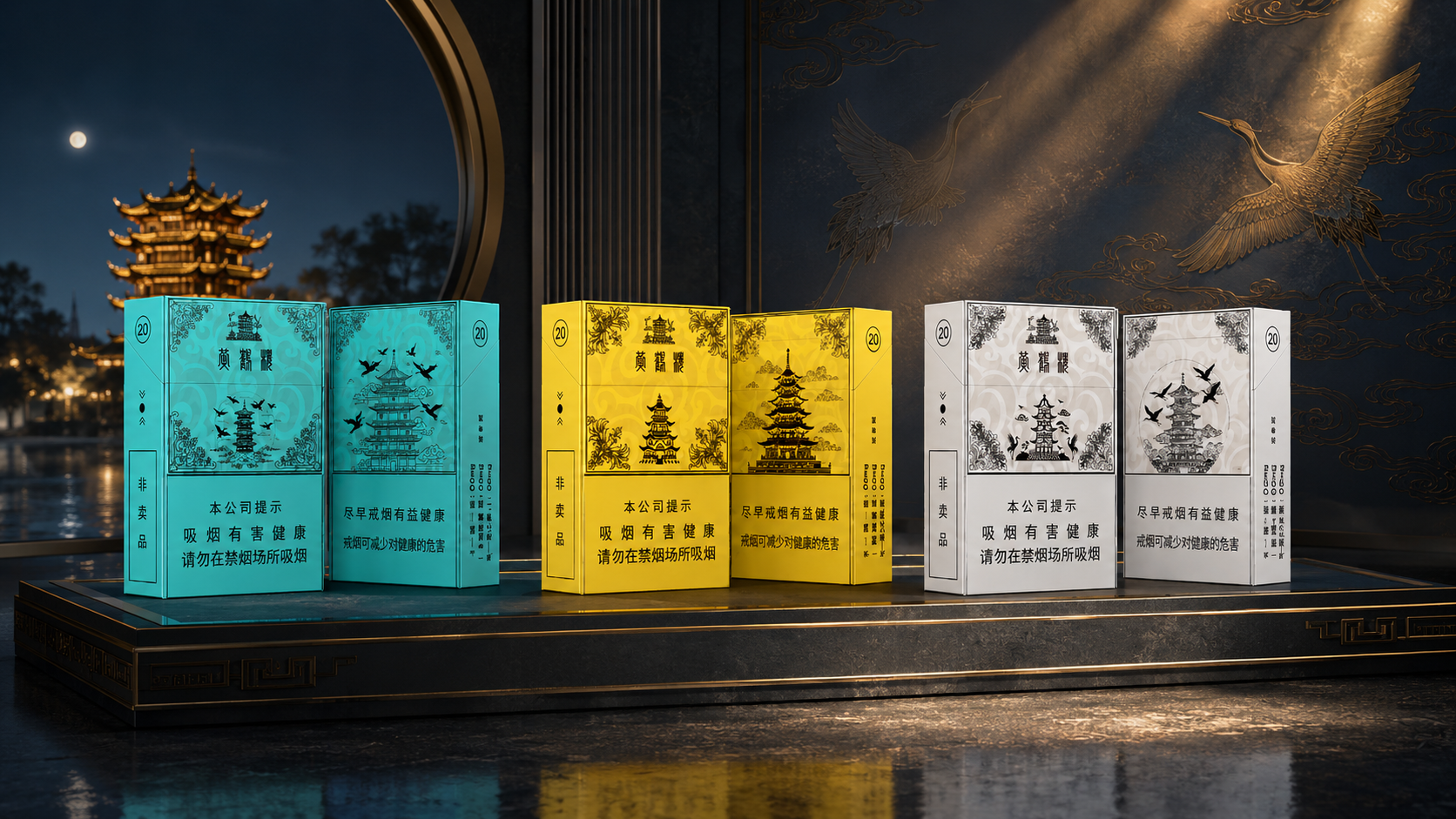 黄鹤楼卷烟系列包装作品预览