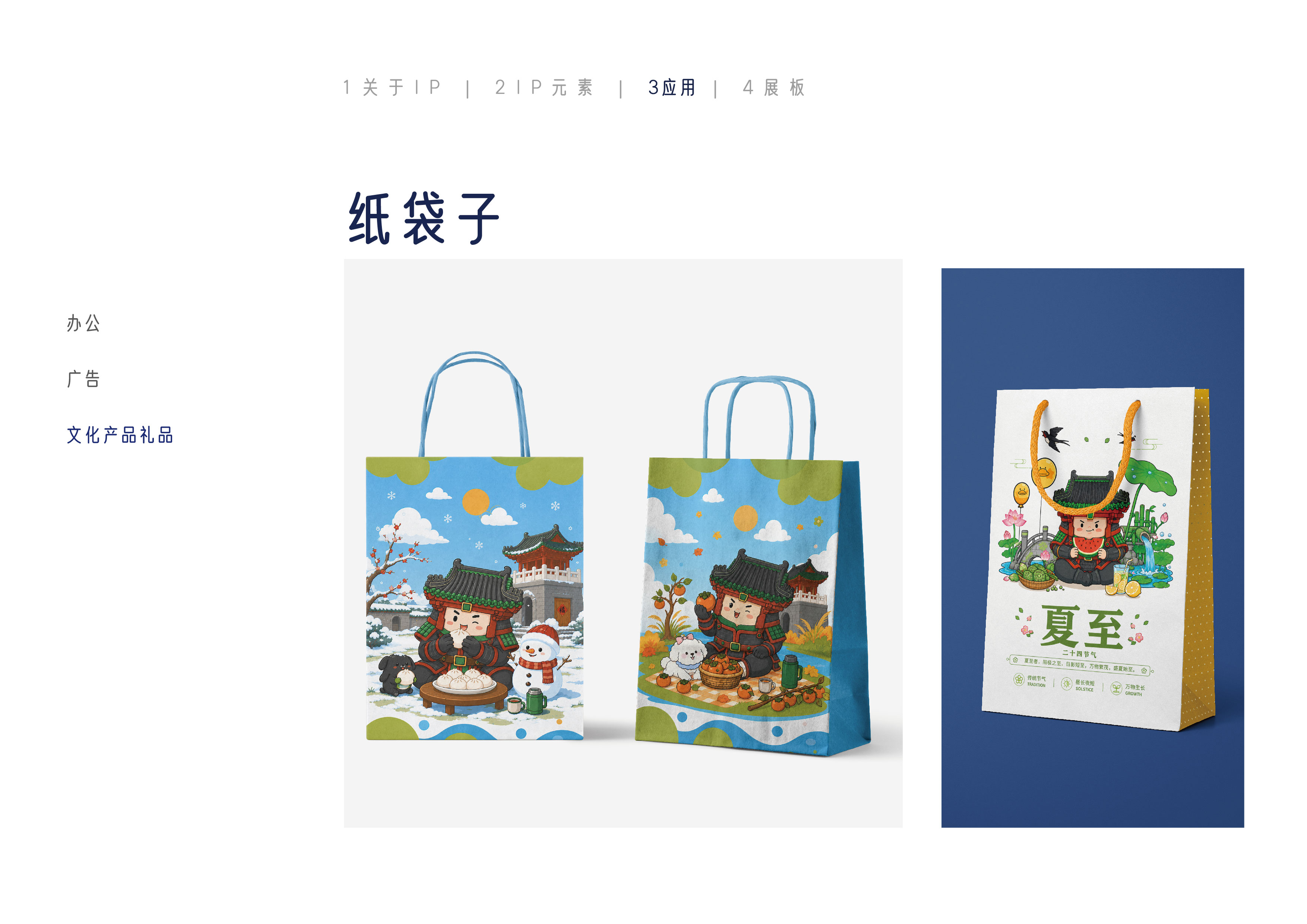 小铁军纸袋应用展示