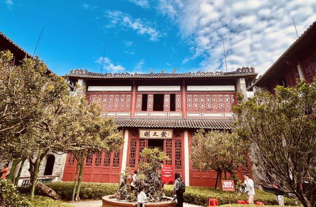 阅江楼建筑正面实景