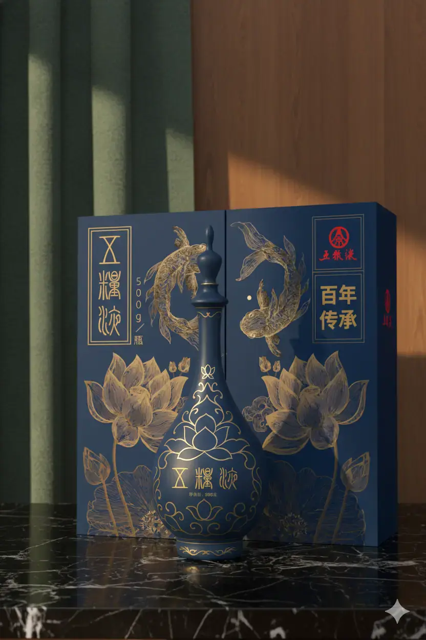 荷韵琼酿礼盒结构展示 1