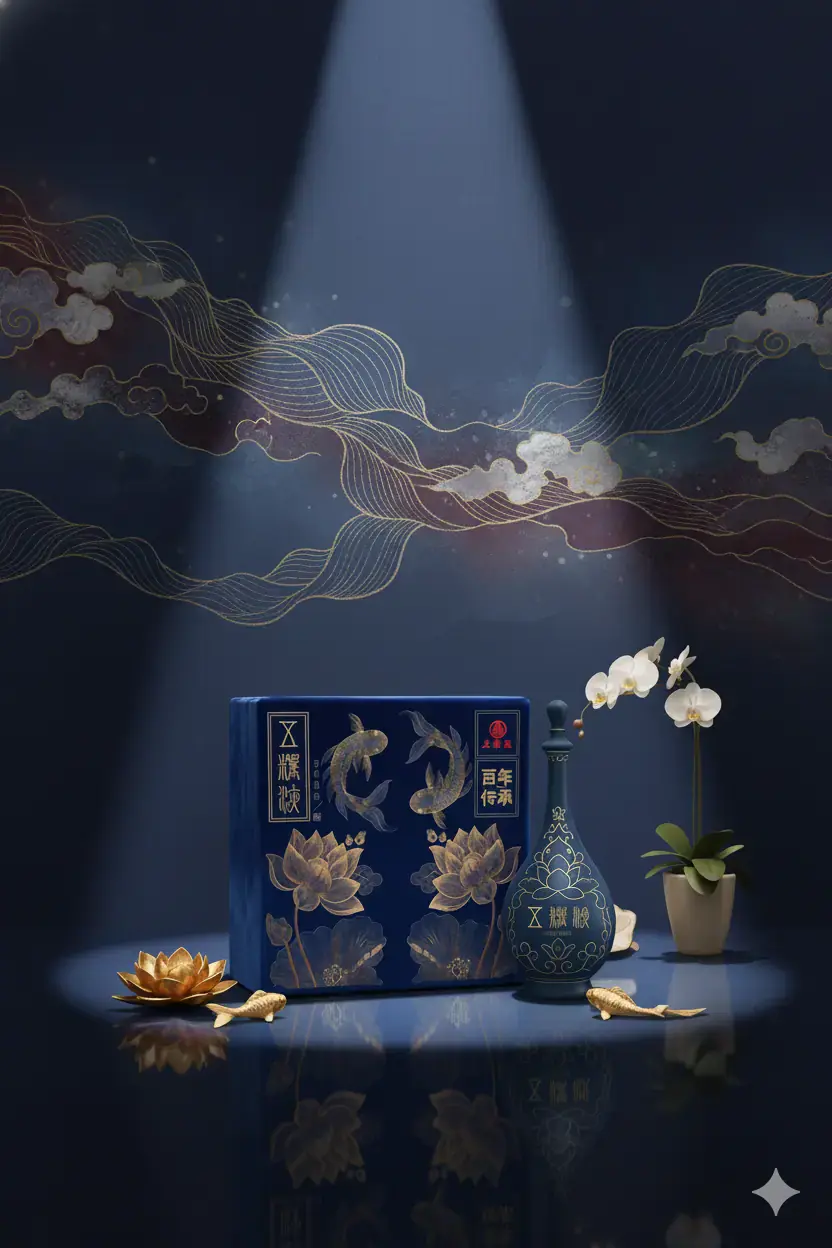 荷韵琼酿包装场景效果 4