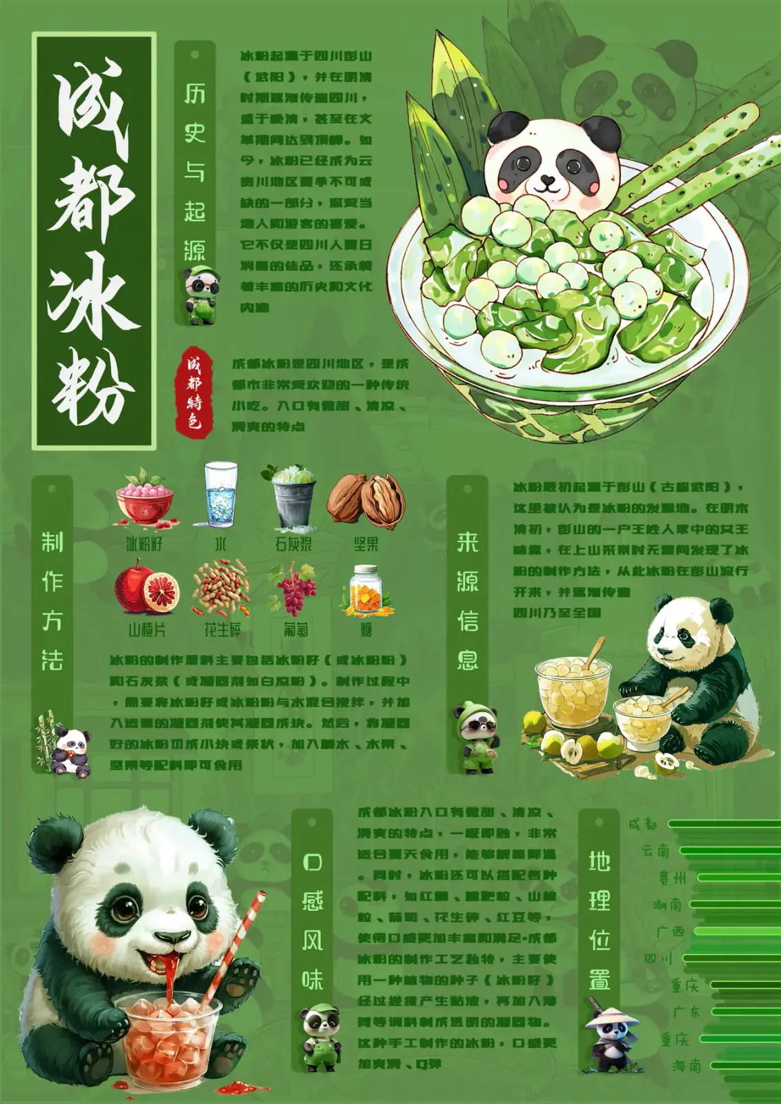成都冰粉信息可视化设计封面