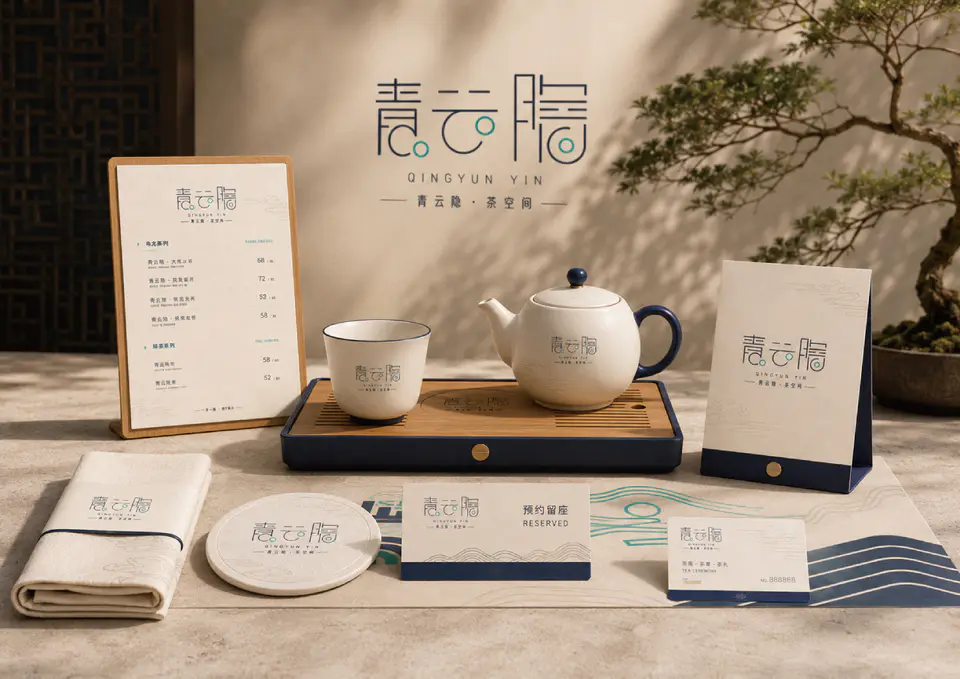 青云隐 - 茶空间品牌视觉设计主视觉